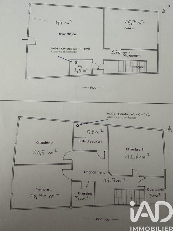 Maison de ville - 140 m² - 5 pièces