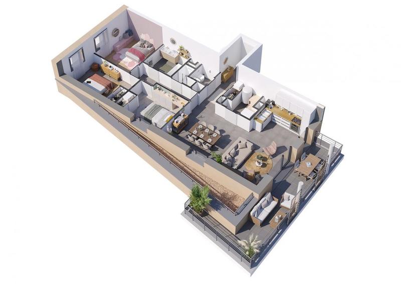 Appartement - 51 à 97 m² - 2 à 5 pièces