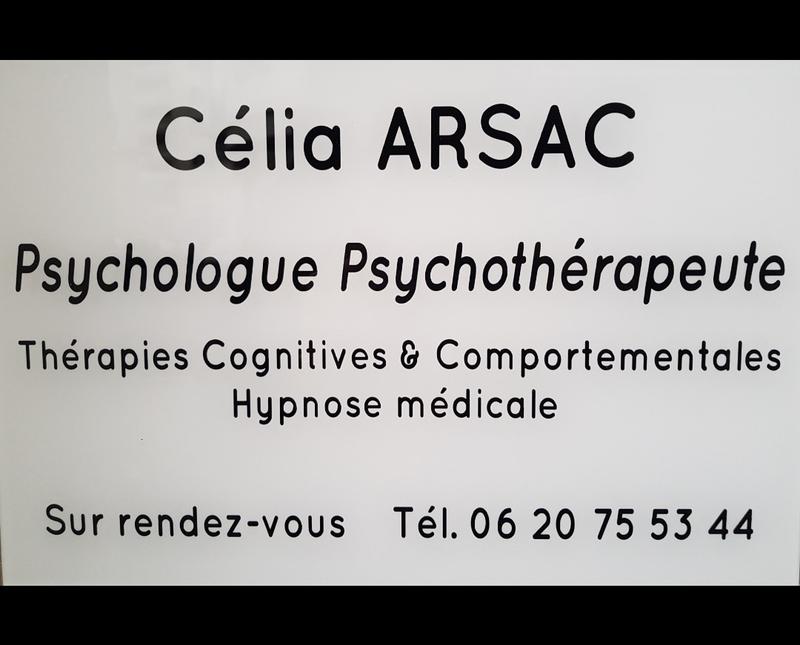 Célia Arsac - Psychologue et Psychothérapeute Tcc