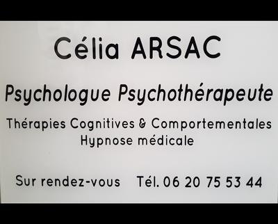 Célia Arsac - Psychologue et Psychothérapeute Tcc
