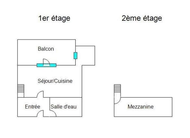 Appartement - 22 m² - 1 pièce