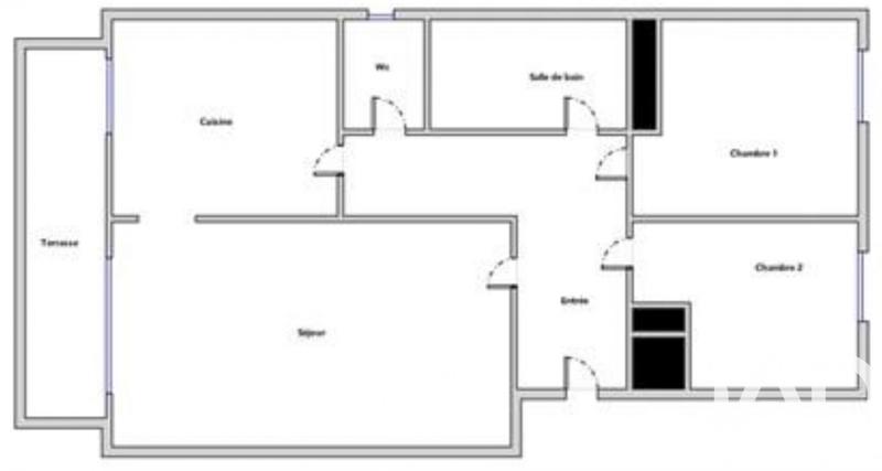 Appartement - 62 m² - 3 pièces