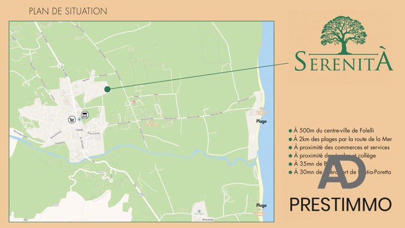 Appartement - 45 m² - 2 pièces