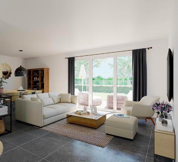 Appartement - 65 m² - 3 pièces