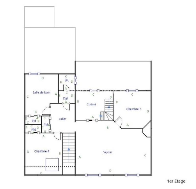 Maison de ville - 132 m² - 7 pièces