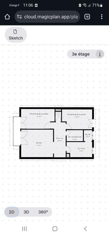 Appartement - 62 m² - 3 pièces