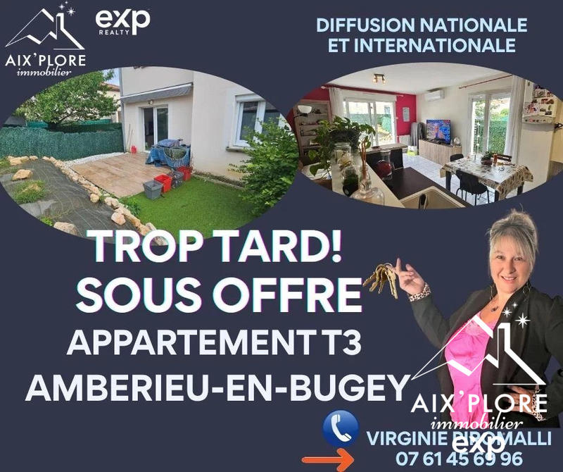 Appartement - 60 m² - 3 pièces