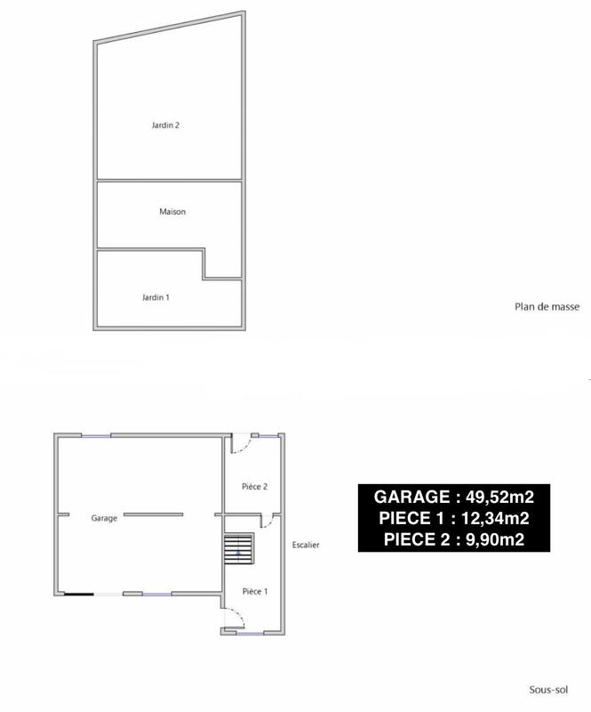 Maison - 71 m² - 5 pièces