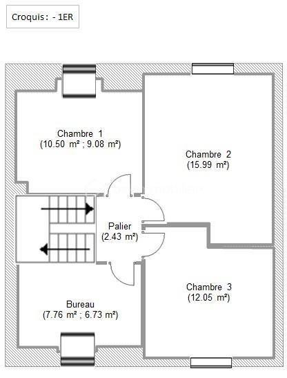 Pavillon - 100 m² - 5 pièces