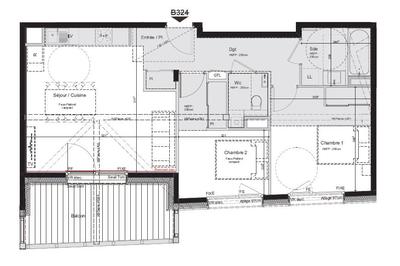 Appartement - 69 m² - 3 pièces