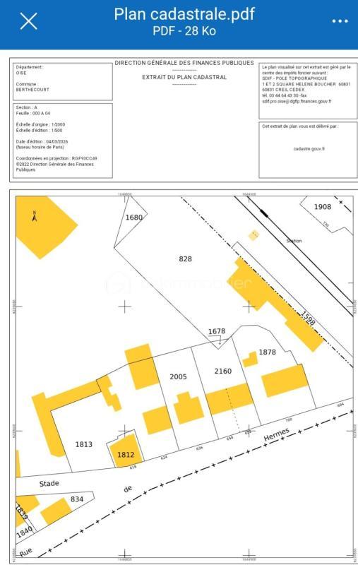 Terrain constructible - 3 738 m²