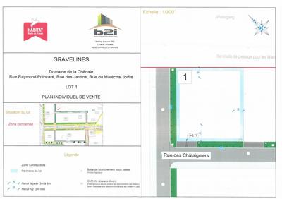 Terrain constructible - 438 m²