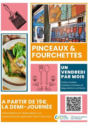 Visites insolites : Pinceaux et Fourchettes