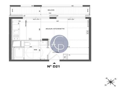 Appartement - 31 m² - 1 pièce