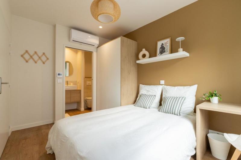 Chambre - 12 m² - 1 pièce