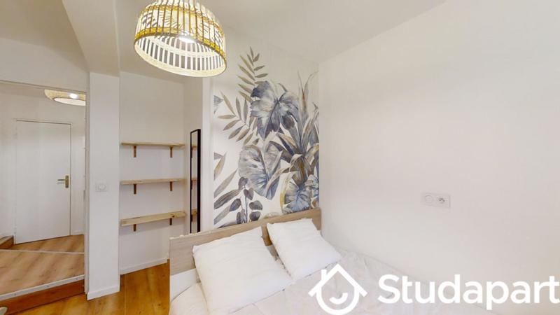 Chambre - 9 m² - 1 pièce