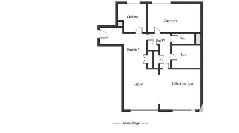 Appartement - 68 m² - 3 pièces