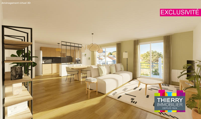 Appartement - 102 m² - 4 pièces