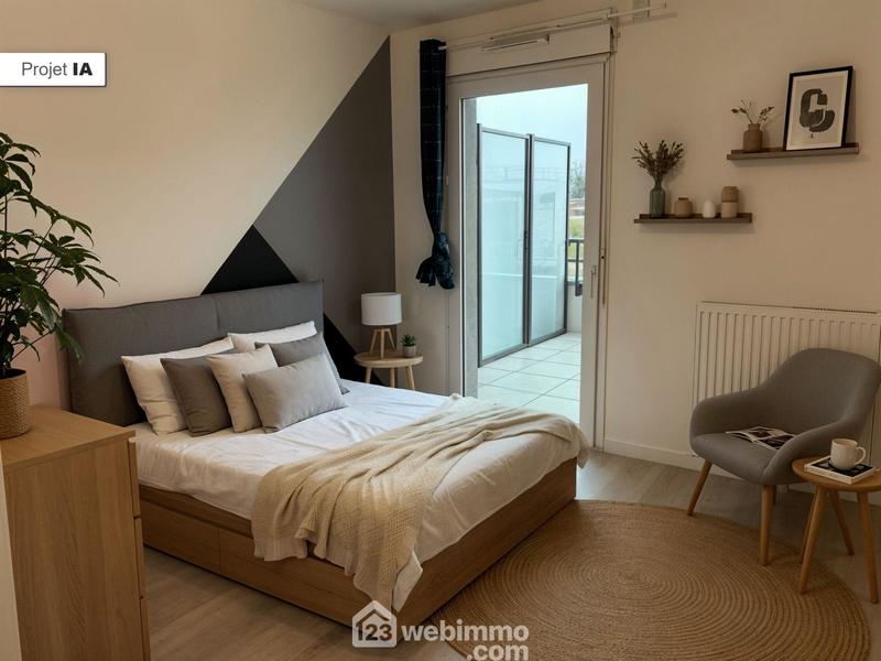 Appartement - 62 m² - 3 pièces