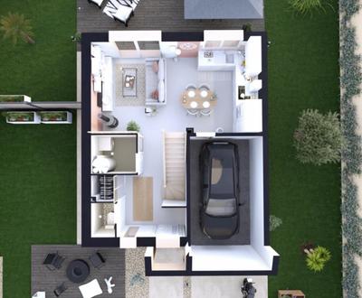 Maison - 98 m² - 4 pièces