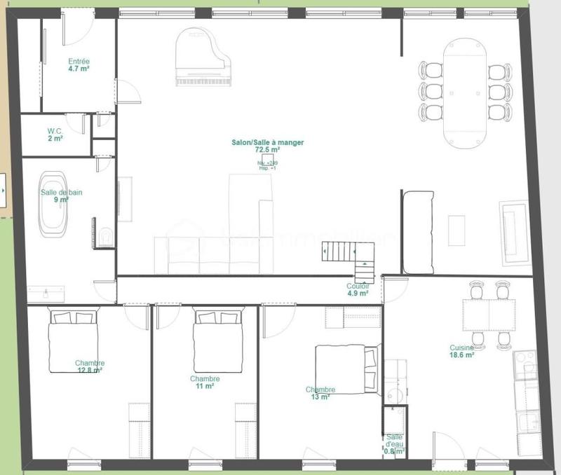 Villa - 167 m² - 6 pièces