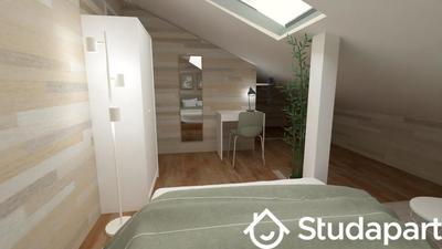 Chambre - 10 m² - 1 pièce