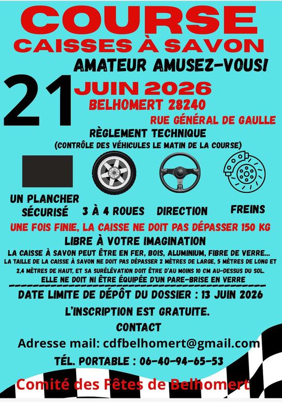 Course caisses à savon