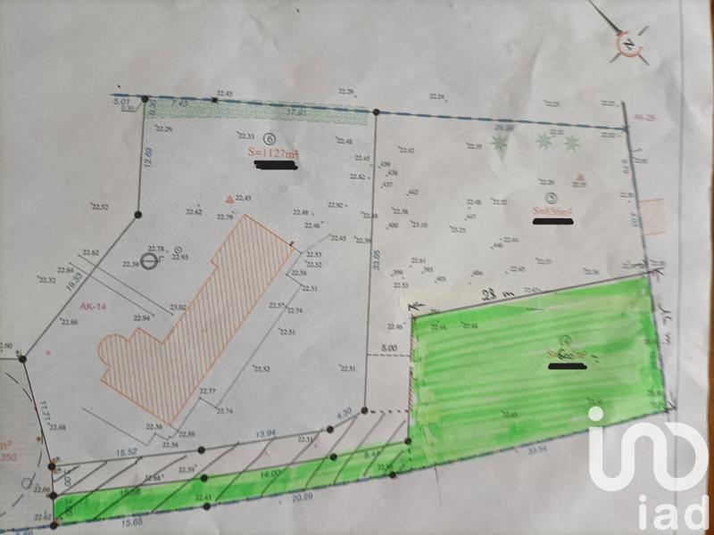 Terrain - 593 m²