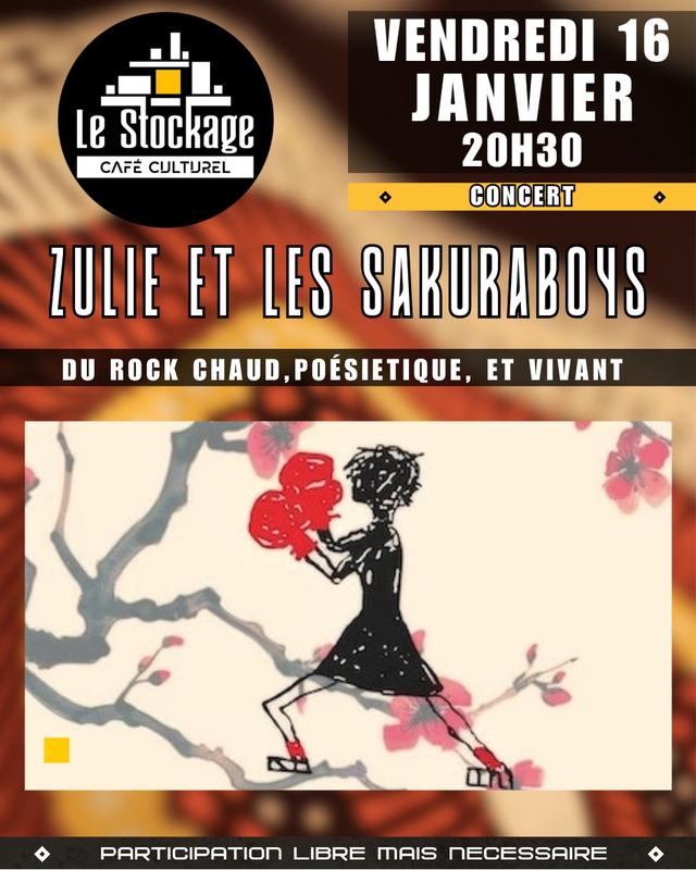 Concert "Zulie et les Sakuraboys"