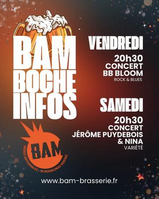 Concert de Bb Bloom à la brasserie Bam