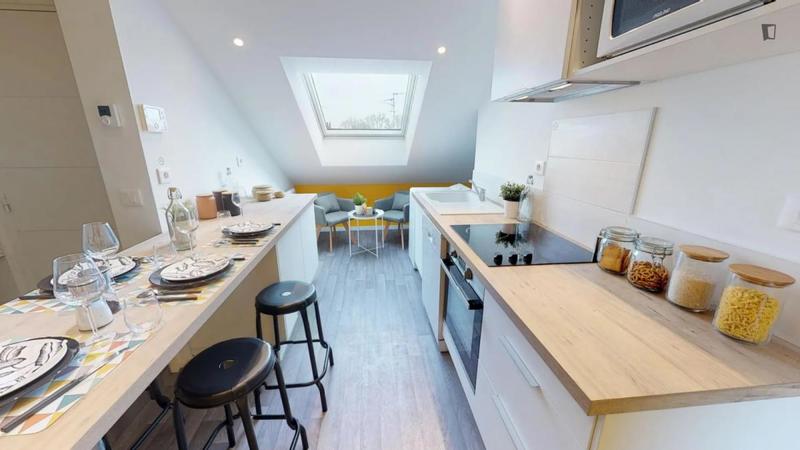 Chambre - 18 m² - 3 pièces