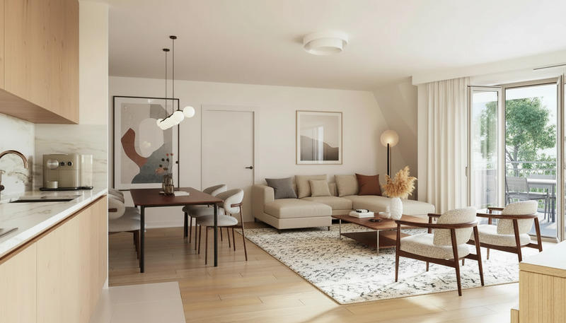 Appartement - 65 m² - 3 pièces