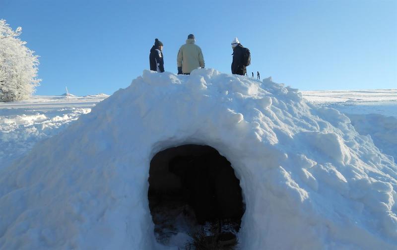Atelier : construction d'igloo