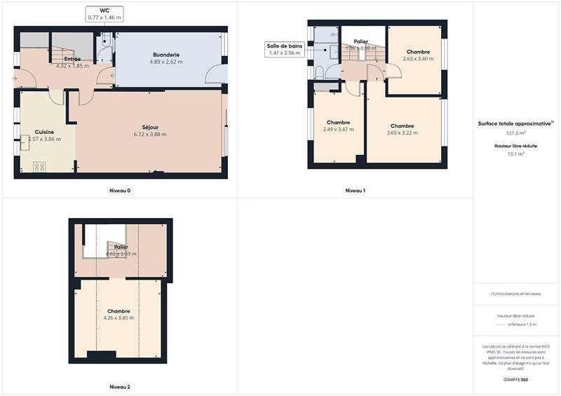 Maison - 104 m² - 5 pièces