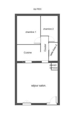 Maison de ville - 120 m² - 6 pièces