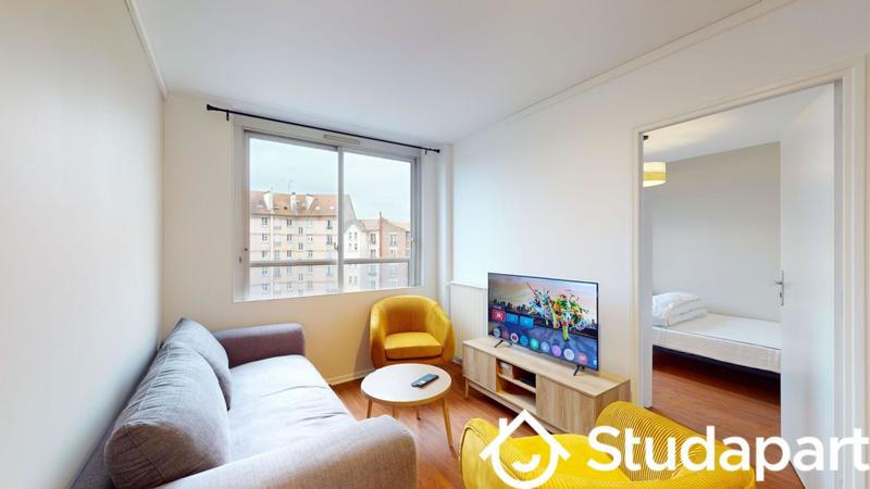 Chambre - 9 m² - 1 pièce