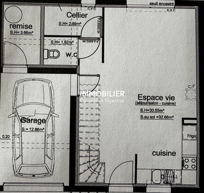 Maison - 80 m² - 4 pièces
