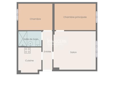 Appartement - 49 m² - 3 pièces