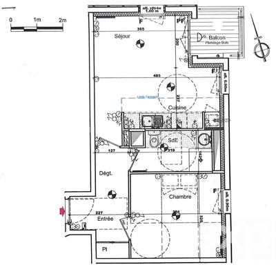 Appartement - 42 m² - 2 pièces