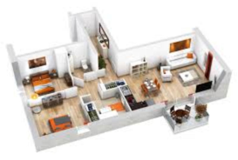 Appartement - 45 m² - 2 pièces