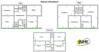 Maison - 120 m² - 5 pièces