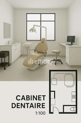 Bureau - 86 m² - 4 pièces