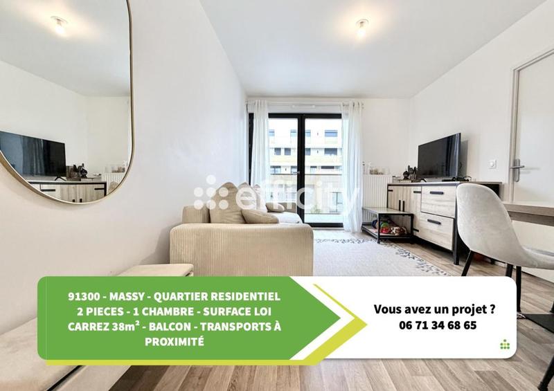 Appartement - 38 m² - 2 pièces