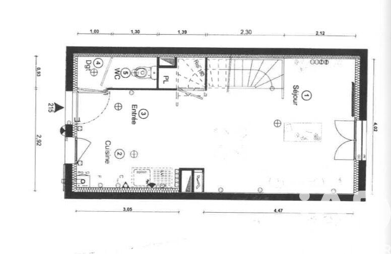 Duplex - 58 m² - 3 pièces