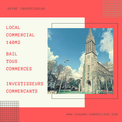 Local commercial - 140 m² - 4 pièces