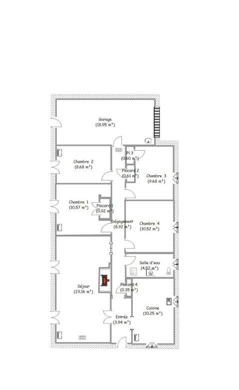 Maison - 100 m² - 5 pièces