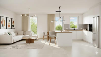 Appartement - 60 m² - 3 pièces