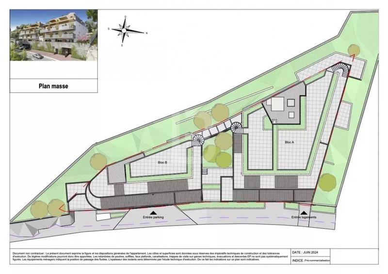 Appartement - 42 m² - 2 pièces