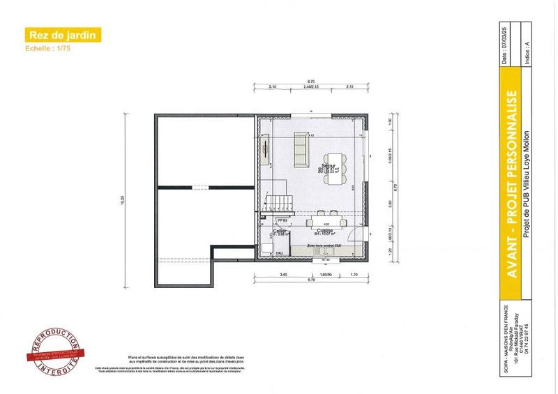 Terrain constructible - 1 068 m²