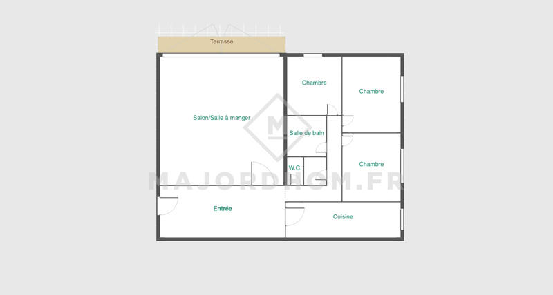 Appartement - 84 m² - 4 pièces